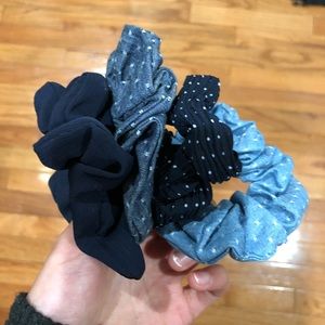 Blue Scrunchie Set